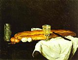 Bread and Eggs by Paul Cezanne